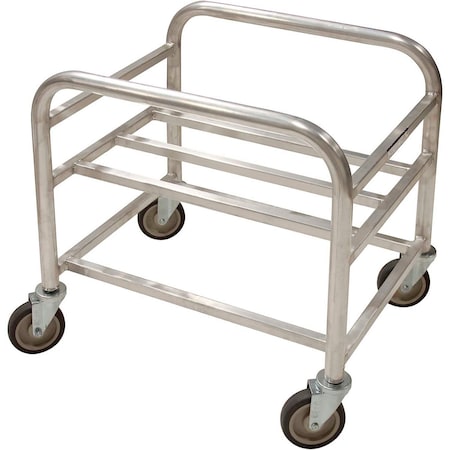 Global Industrial Cart, 28 in Overall L, 26-1/4 in Overall H, 22-1/4 in Overall W, Aluminum B1918436